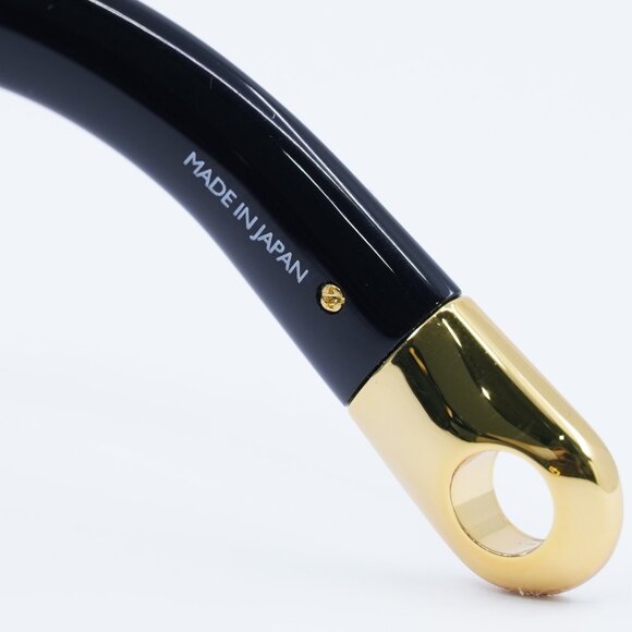 Jacquemus CARRE ROND JAC/10 C1 Sunglasses Black Geometric Frame, Grey Lenses - Picture 11 of 12